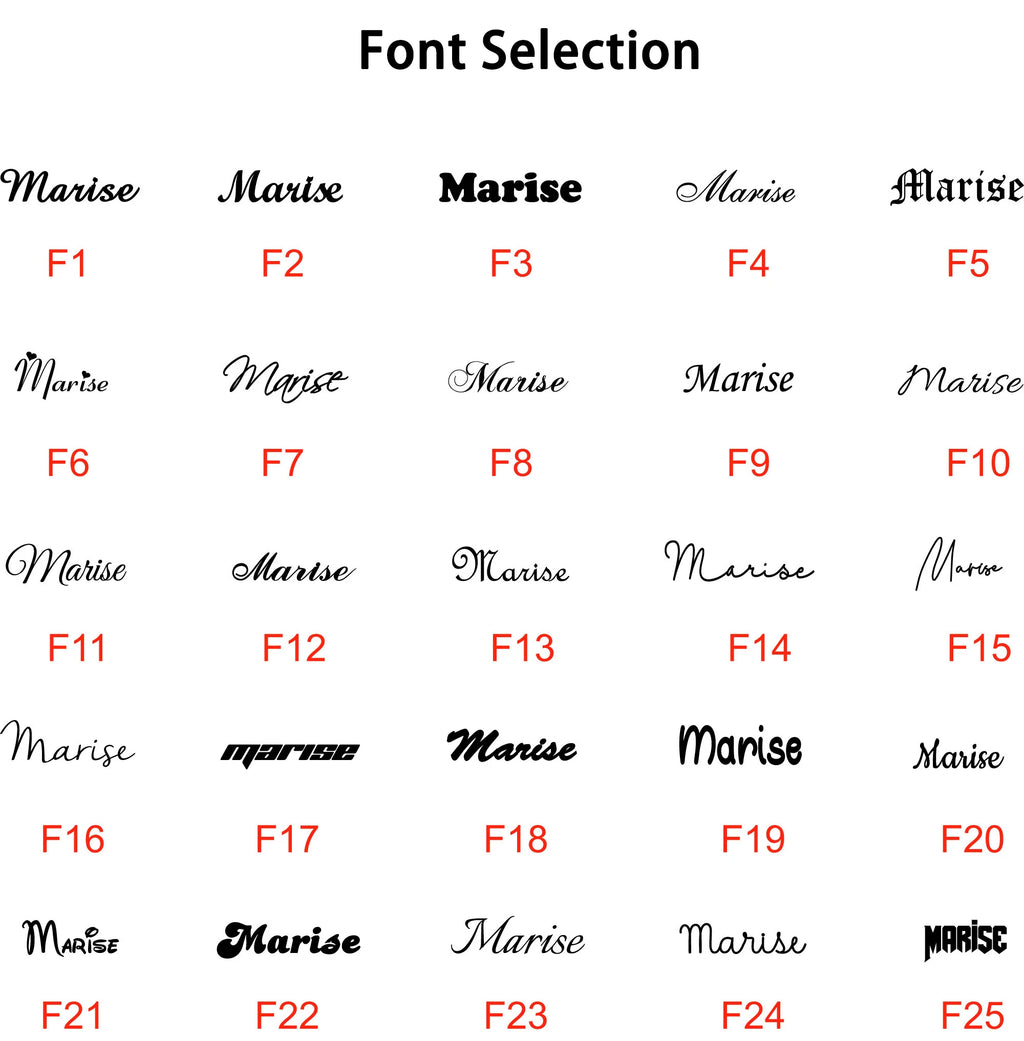 Gepersonaliseerde naamkettingen en sieraden