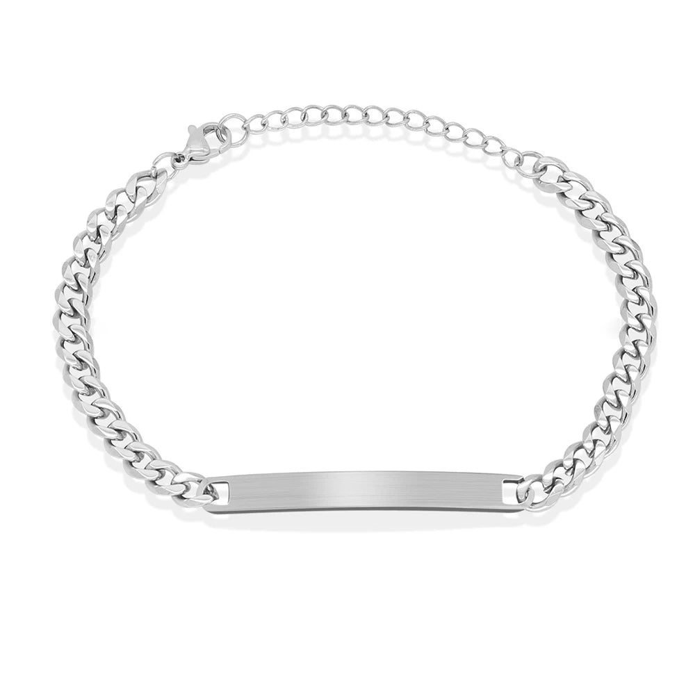 Cubaanse armband met graveerfunctie op maat