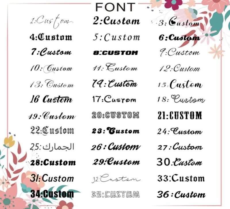 Personalisierte Namenskette in Herzform